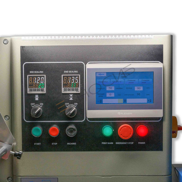 Автоматическая горизонтальная упаковочная машина DXDZ-250B (3 servo, рег. форм., min bag L 65, S 200, H 40, 2-х позиц. нож) Техно-Сиб - Купить с доставкой по всей России 3