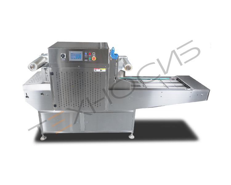 Автоматический запайщик лотков с функцией вакуумной газации HVT-450A/2 V2 (нерж., лоток 187*137) Техно-Сиб - Купить с доставкой по всей России 2