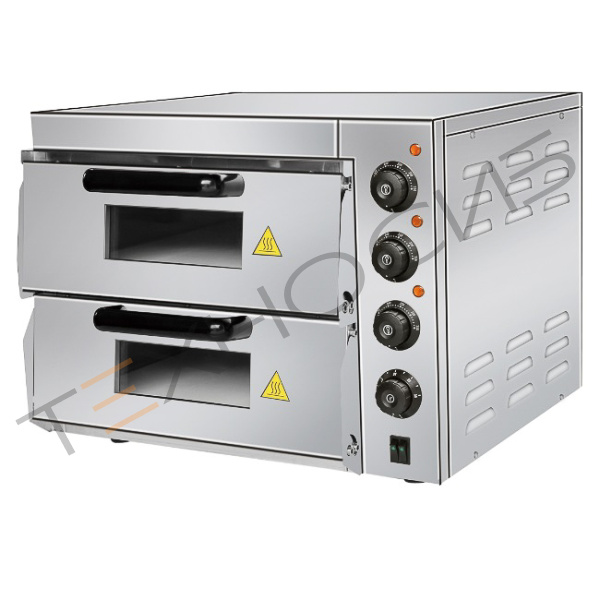 Печь для пиццы HEP-2ST (2 яруса) Техно-Сиб - Купить с доставкой по всей России 