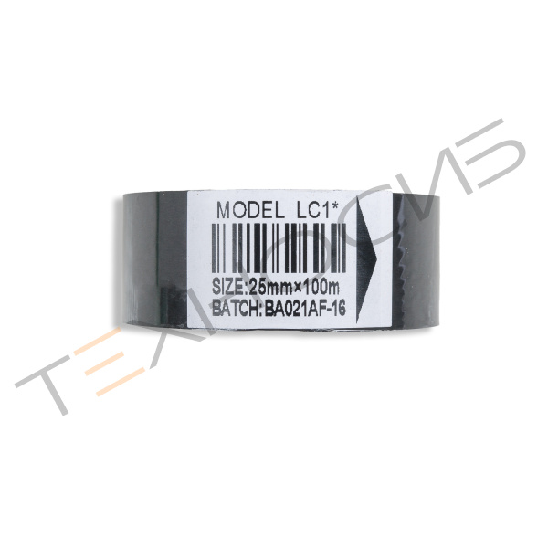 Термолента 25мм*100м (черная, Chineese type) LC1 Техно-Сиб - Купить с доставкой по всей России 3