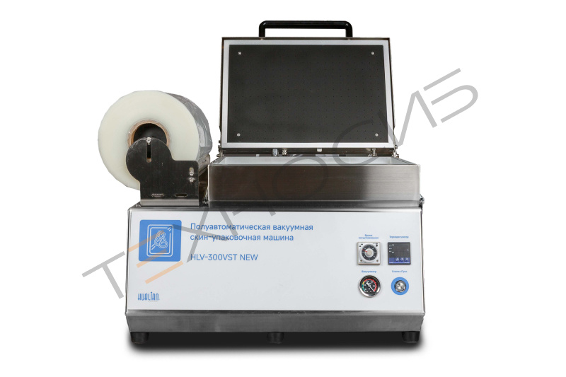 Скин-упаковочная машина HLV-300VST NEW на два лотка (глубина лотка 55 мм) Техно-Сиб - Купить с доставкой по всей России 2