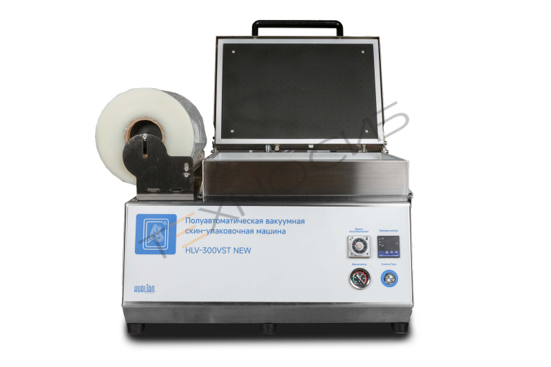 Скин-упаковочная машина HLV-300VST NEW на два лотка (глубина лотка 55 мм) Техно-Сиб - Купить с доставкой по всей России 2