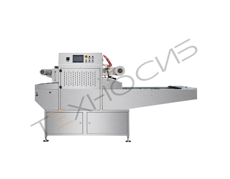 Автоматический конвейерный запайщик лотков с функцией вакуумизации и газации HVT-450A/4 V2 (210*148 нерж., скин, дв. ст. 100м3/ч) Техно-Сиб - Купить с доставкой по всей России 2