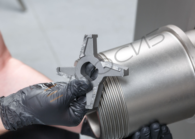 Волчок одношнековый DRB-JR 120 (нерж. корпус) Техно-Сиб - Купить с доставкой по всей России 18