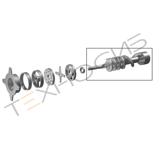 Шнек для JR-D120 Helper Техно-Сиб - Купить с доставкой по всей России 