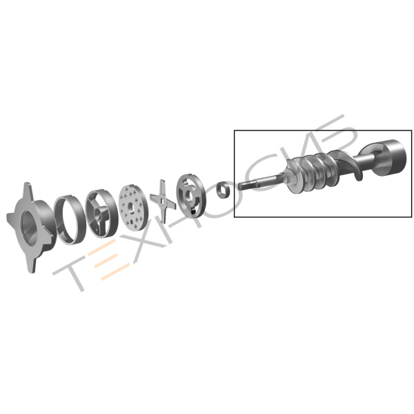 Шнек для JR-D120 Helper Техно-Сиб - Купить с доставкой по всей России