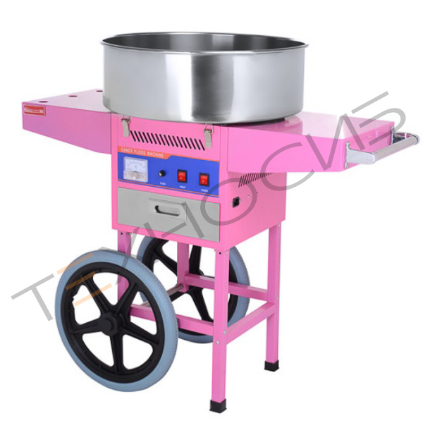 Аппарат для производства сахарной ваты HEC-03C (с тележкой) Техно-Сиб - Купить с доставкой по всей России 