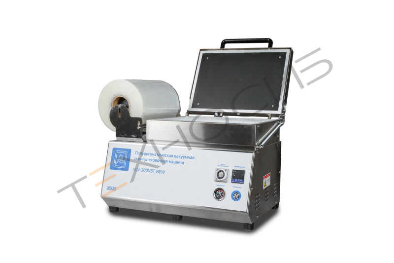 Скин-упаковочная машина HLV-300VST NEW на два лотка (глубина лотка 55 мм) Техно-Сиб - Купить с доставкой по всей России