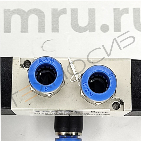 Пневмораспределитель 4V220-08/220 (в комлекте с коннекторами 2 шт) Техно-Сиб - Купить с доставкой по всей России 4