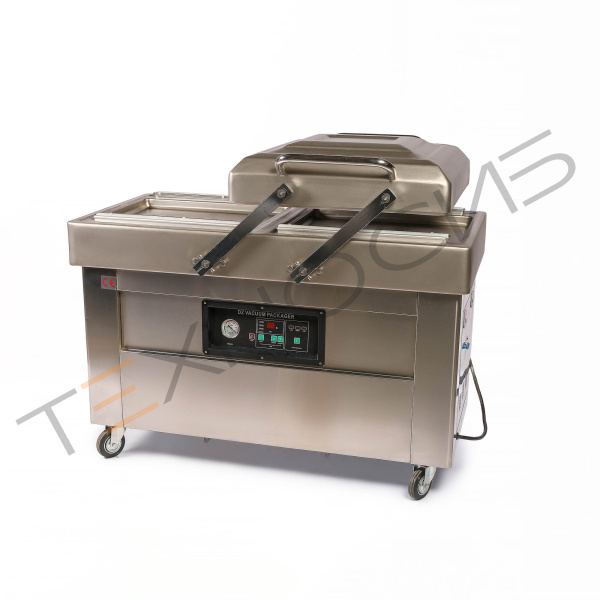 Напольная двухкамерная вакуум-упаковочная машина DZ-500/2SB SS (нерж.) Техно-Сиб - Купить с доставкой по всей России 