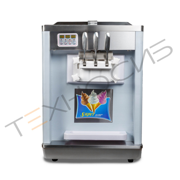 Фризер для мягкого мороженого HIM-03 с функцией ночного хранения и помпой (3 рожка) Техно-Сиб - Купить с доставкой по всей России 2