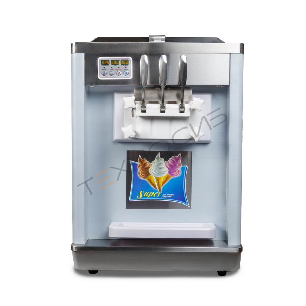 Фризер для мягкого мороженого HIM-03 с функцией ночного хранения и помпой (3 рожка) Техно-Сиб - Купить с доставкой по всей России 2