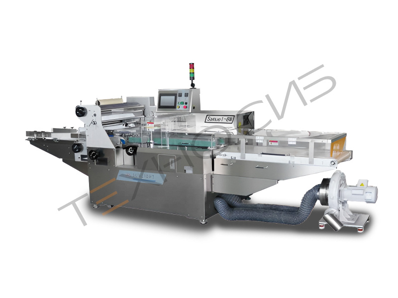 Высокоскоростная машина для упаковки продукта на подложке в стрейч-пленку Samuel 8 Техно-Сиб - Купить с доставкой по всей России