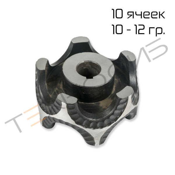 Матрица формующая для JGL-135-5B ( 10 ячеек 10-12 гр.,100*52*10, волнистый край) Техно-Сиб - Купить с доставкой по всей России 