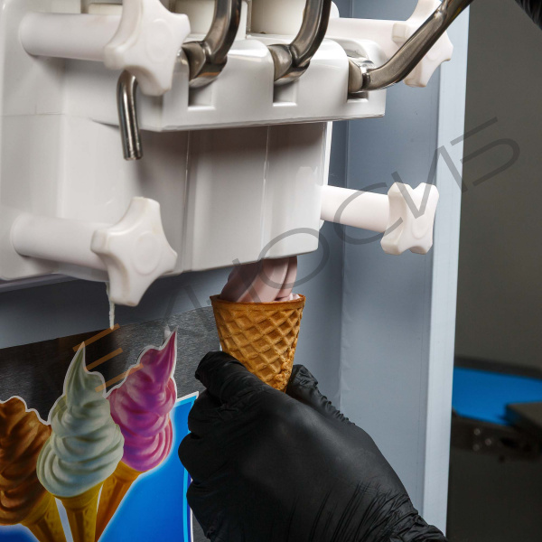 Фризер для мягкого мороженого HIM-03 с функцией ночного хранения и помпой (3 рожка) Техно-Сиб - Купить с доставкой по всей России 10