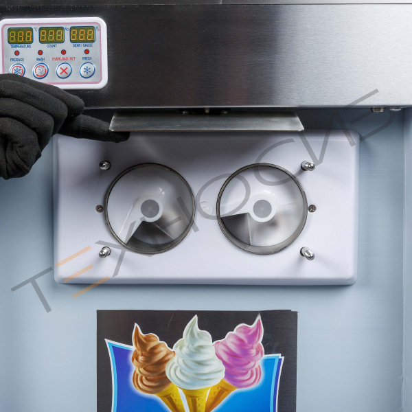 Фризер для мягкого мороженого HIM-03 с функцией ночного хранения и помпой (3 рожка) Техно-Сиб - Купить с доставкой по всей России 20