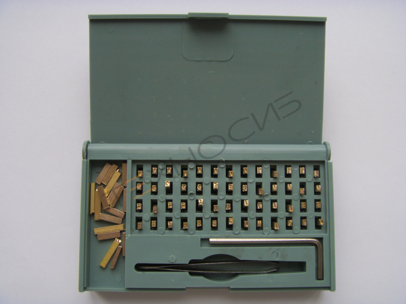 Комплект литер для HP-241G, DY-8 (2*3*15 мм) Техно-Сиб - Купить с доставкой по всей России 5