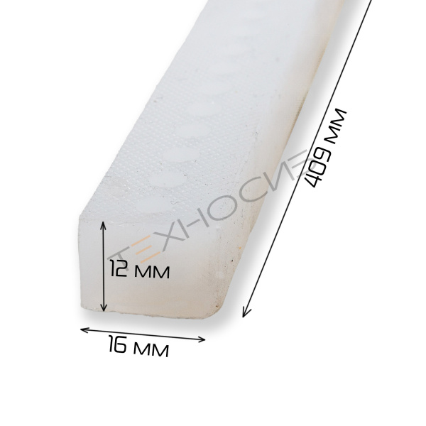Резина силиконовая под сварочную планку DZ-400/2SB (12*16 мм) Техно-Сиб - Купить с доставкой по всей России 3