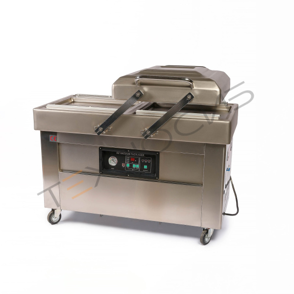 Напольная двухкамерная вакуум-упаковочная машина DZ-500/2SB SS (нерж.) Техно-Сиб - Купить с доставкой по всей России