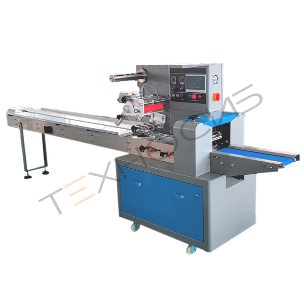 Горизонтальная упаковочная машина DXDZ-250B NEW (2 ножа, bag L 65-190 mm, S 200 mm, H-40 mm) Техно-Сиб - Купить с доставкой по всей России