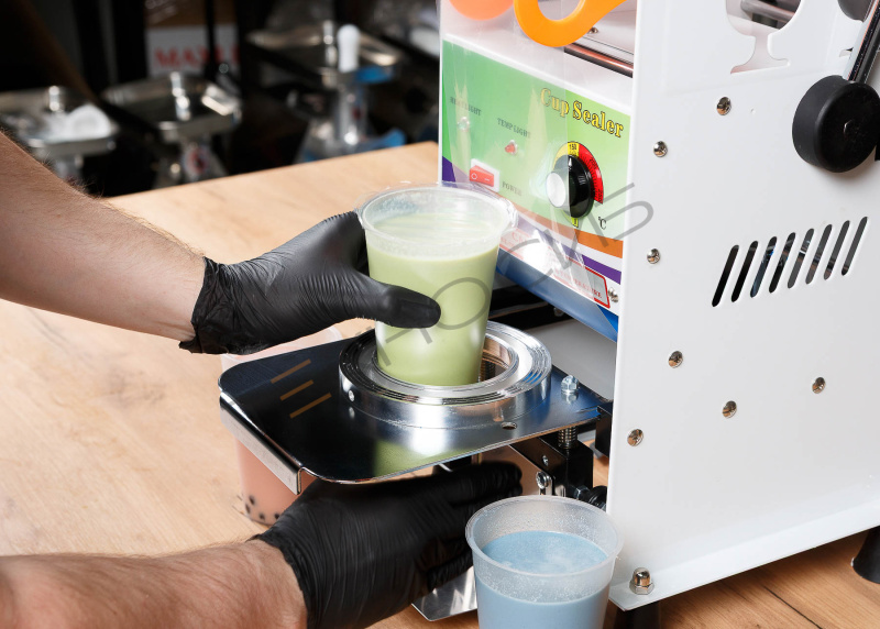 Ручной запайщик стаканов HL-D1 (Bubble tea) Техно-Сиб - Купить с доставкой по всей России 4
