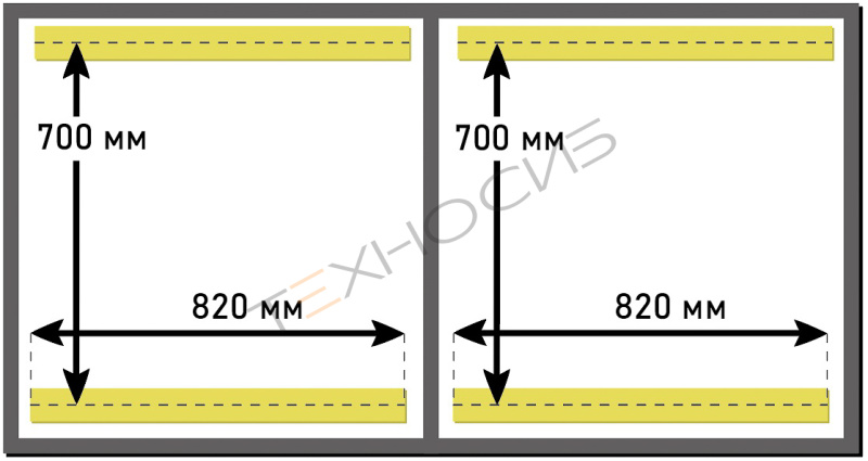 Напольный вакуумный упаковщик HVC-820S/2B (нерж., обрезка) Техно-Сиб - Купить с доставкой по всей России 2